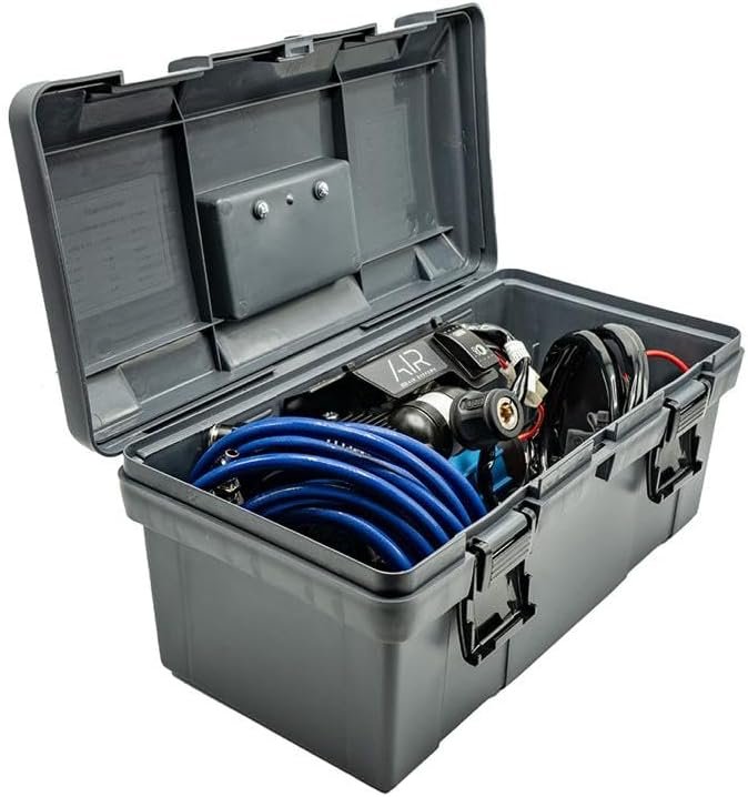 ARB CKMP12V2 PORTABLE AIR COMPRESSOR HIGH OUTPUT and PERFORMANCE in a HEAVY DUTY BOX with upgraded features