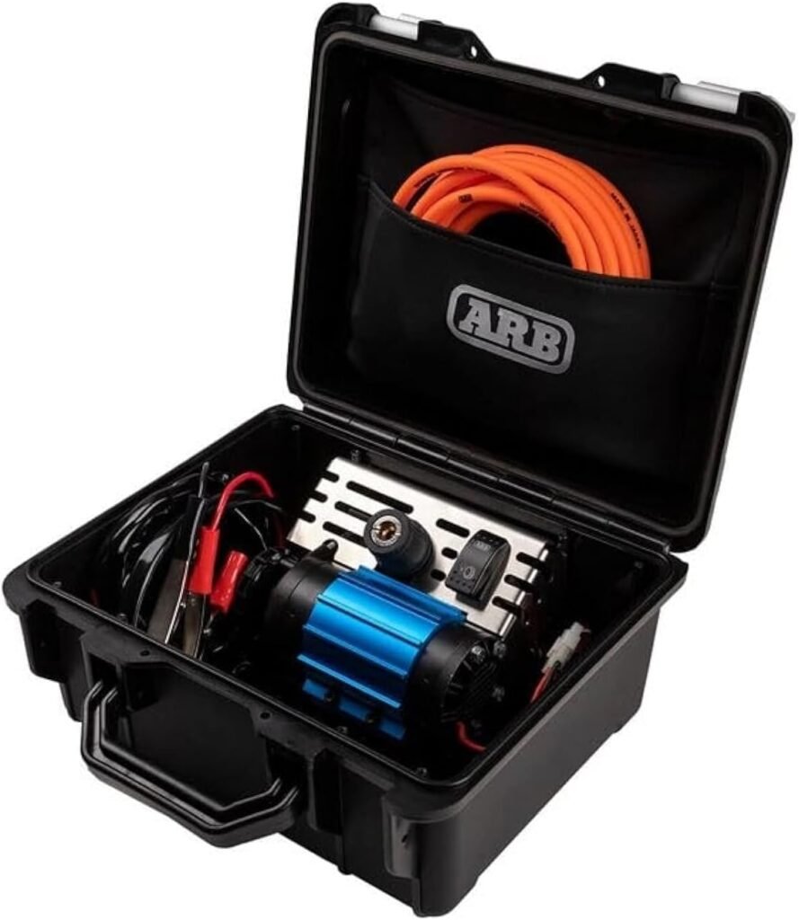 ARB CKMP12V2 PORTABLE AIR COMPRESSOR HIGH OUTPUT and PERFORMANCE in a HEAVY DUTY BOX with upgraded features