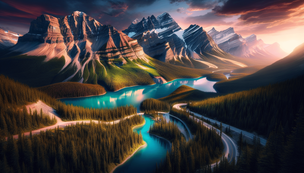 Jasper To Banff Overland Route, Canada