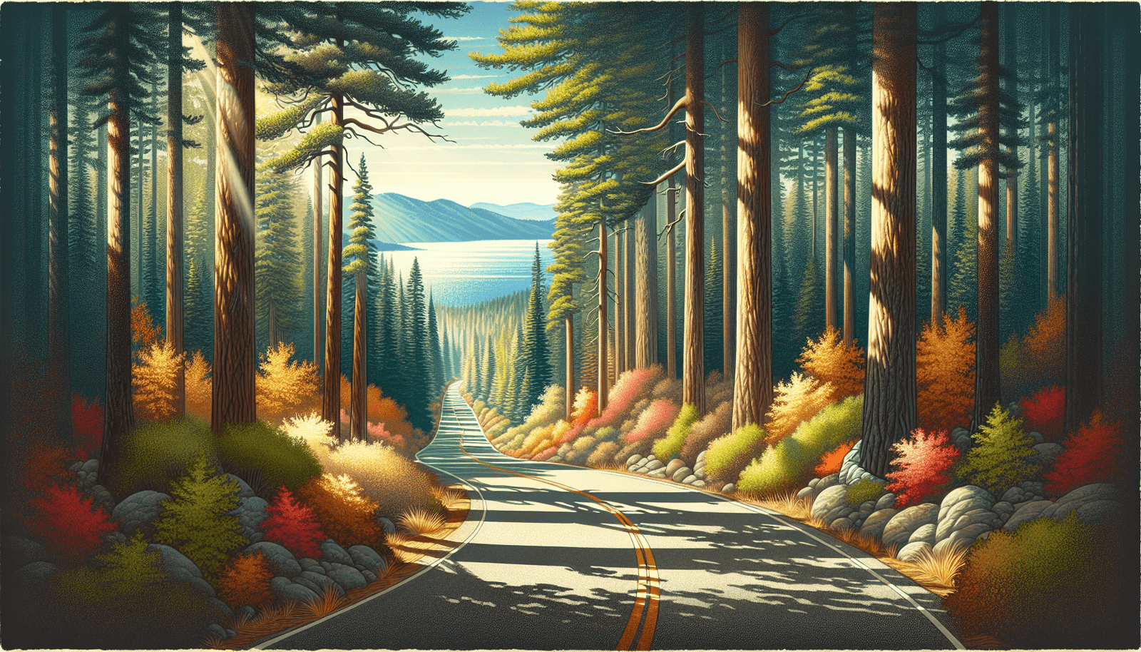 Lake Tahoe Forest Roads, California & Nevada