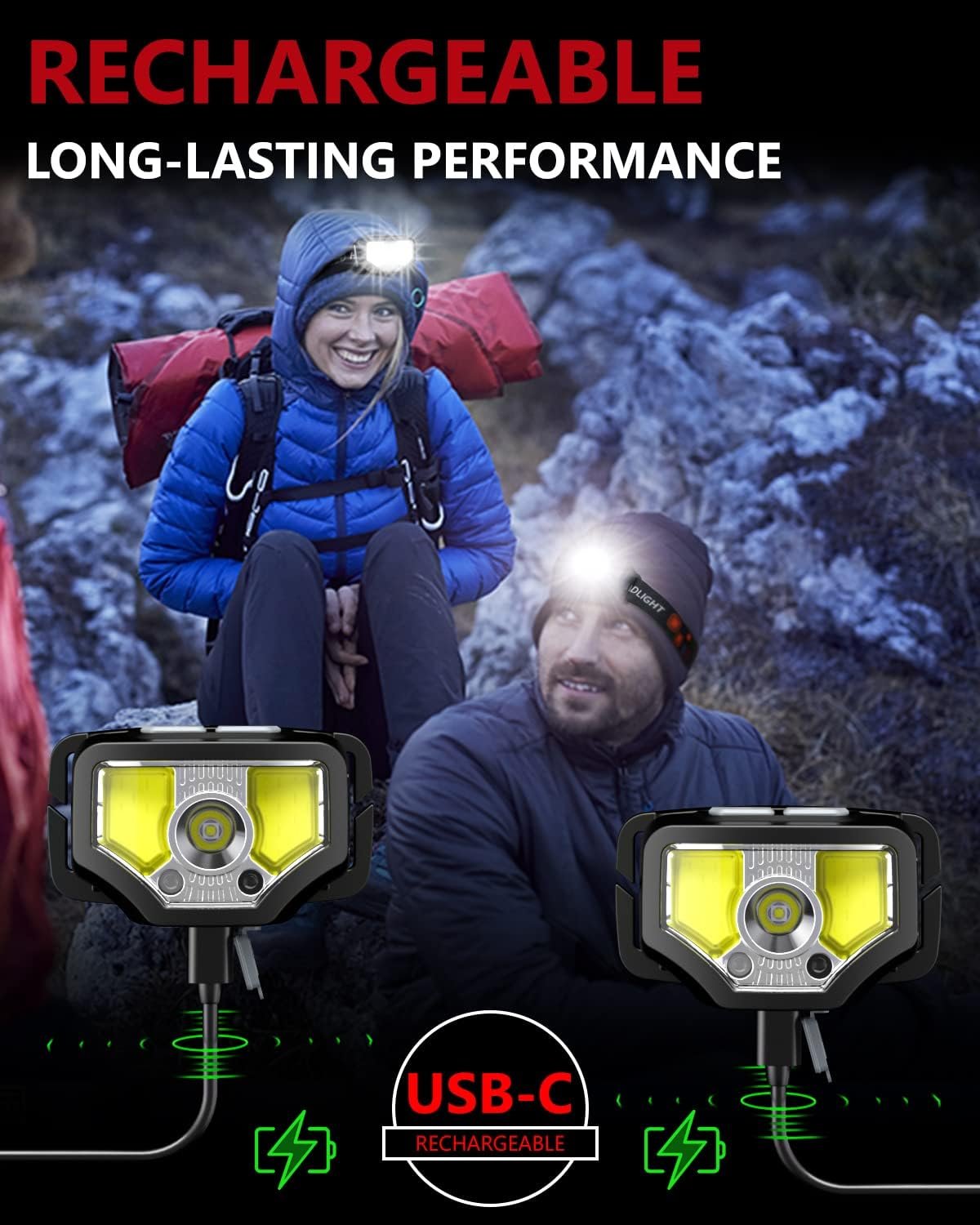 Headlamp Rechargeable 2PCS Review